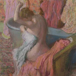 Bather, 1899 (pastel na papíře)